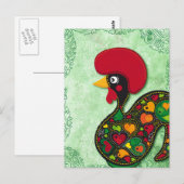 Typische rooster van Barcelona Briefkaart (Voorkant / Achterkant)