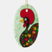 Typische rooster van Barcelona Keramisch Ornament (Rechts)