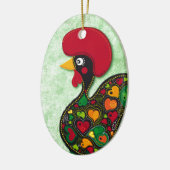 Typische rooster van Barcelona Keramisch Ornament (Links)
