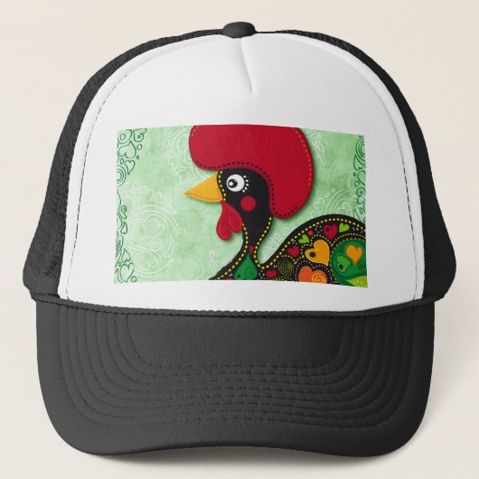 Typische rooster van Barcelona Trucker Pet (Voorkant)