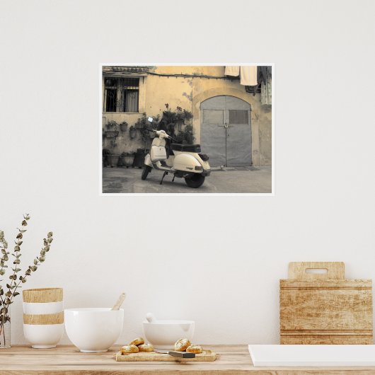 Typische siciliaanse hoek poster (Keuken)