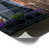 Typische Springtime London Window Flower Boxes Poster (Hoek)