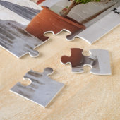 typische straat in Mykonos Legpuzzel (Zijkant)