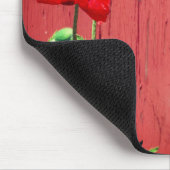 Typische Zweedse Falun-kleuren, rode kleur Muismat (Hoek)