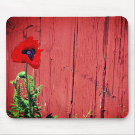 Typische Zweedse Falun-kleuren, rode kleur Muismat