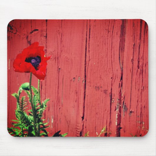 Typische Zweedse Falun-kleuren, rode kleur Muismat (Voorkant)