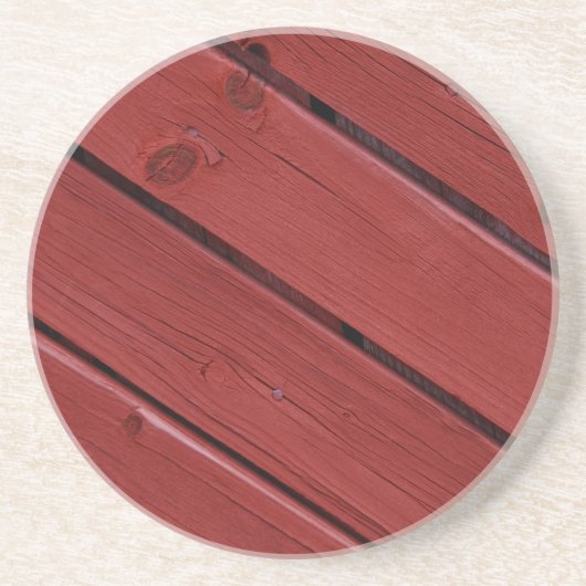 Typische Zweedse Falun-kleuren, rode kleur Zandsteen Onderzetter (Voorkant)