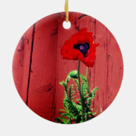 Typische Zweedse Falun-rode kleur Keramisch Ornament