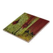 Typische Zweedse Falun-rode kleur, zeer populair i Tegeltje (Zijkant)