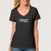 Typist T-shirt (Voorkant)