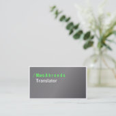 Typo visitekaartjes (Staand voorkant)
