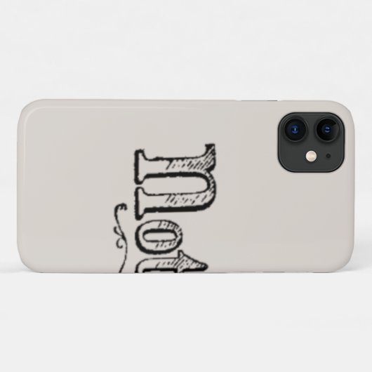 Typograaf voor  notities en query's Case-Mate iPhone case (Achterkant (horizontaal))