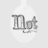 Typograaf voor  notities en query's ornament (voorkant)