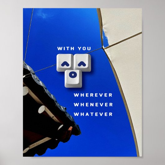 typografie_1_met you_1 matte poster (Voorkant)