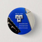 typografie_1_met you_1 ronde button 3,2 cm (Voorkant)