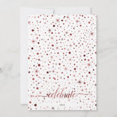 Typografie 2-foto van CELEBRATE Seizoenen Feestdagenkaart (Achterkant)