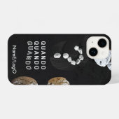 typografie_3_now of nooit iPhone-case iPhone Hoesje (Achterkant horizontaal)