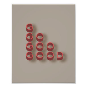 Typografie_4_Zeer goed Foto Afdruk