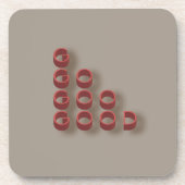 typografie_4_zeer goed hard plastic bier onderzetter (Voorkant)