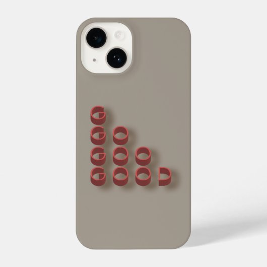 typografie_4_zeer goede iPhone-case iPhone Hoesje (Achterkant)