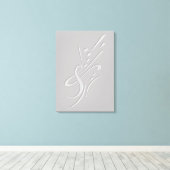 Typografie (Abstracte samenstelling) Canvas Afdruk (Insitu (Houten vloer))