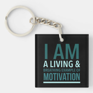 Typografie Acrylsleutelhanger Sleutelhanger