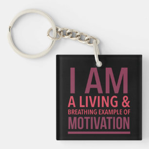 Typografie Acrylsleutelhanger Sleutelhanger