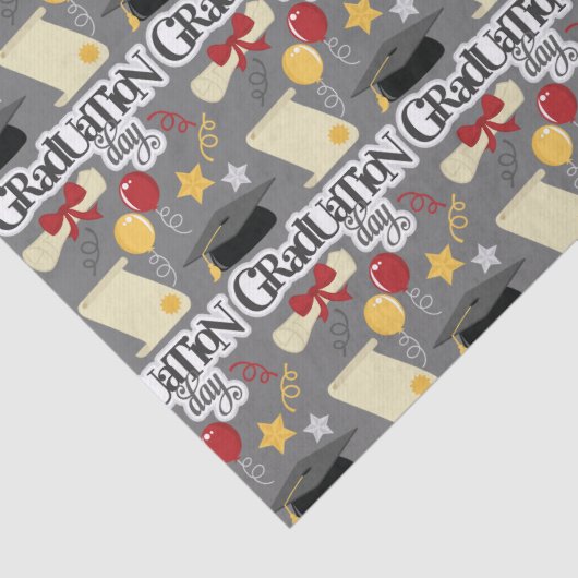 Typografie Afstuderen Dag Tissuepapier (Detail)