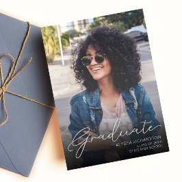 Typografie-Afstuderen met foto en handschrift en O Kaart