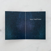 Typografie angel Christelijk kerstmis Feestdagen Kaart (Binnen)