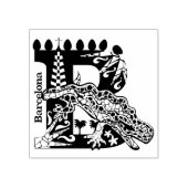 Typografie B (Barcelona: Spanje) Stempel (Afrduk)