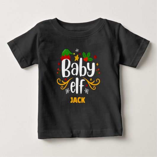 Typografie Baby Elf Fun Family Matching (Voorkant)