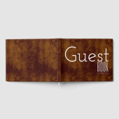 Typografie bedrijf lancering gastregister CUSTOM 4 Gastenboek (Volledig)