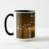 Typografie Black Gold San Diego Souvenir Mok (Links)