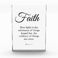 Typografie Black & White Faith is de stof