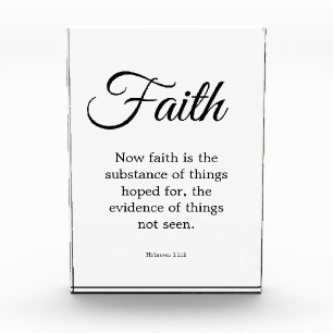 Typografie Black & White Faith is de stof Fotoblokken