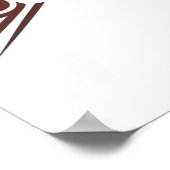 Typografie Boston City Skyline Poster (Hoek)