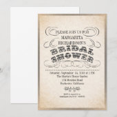  Typografie Bruids Douche Uitnodigingen (Voorkant / Achterkant)