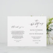 Typografie bruiloft (Staand voorkant)