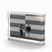 Typografie-bruiloft met een minimale schrijfmachin fotoblokken (Rechts)