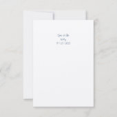Typografie bruiloft uitnodiging (Achterkant)