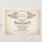  typografie bruiloft uitnodigingen (Voorkant / Achterkant)