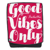 Typografie Calligrafie Roze Goede Vibes Alleen Rugtassen (Voorkant)