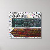 Typografie Canvas Afdruk (Voorkant)