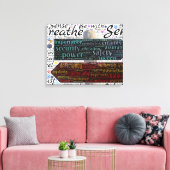 Typografie Canvas Afdruk (Insitu (Woonkamer))