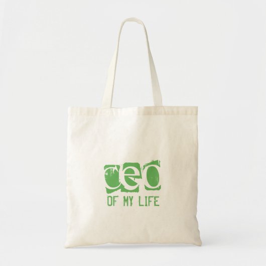 Typografie CEO van My Life Tote Bag (Voorkant)
