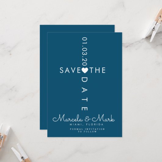 Typografie Cross bewaart de Data Kaart (Voorkant / Achterkant in situ)