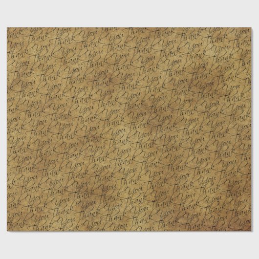 Typografie - Dank u Cadeaupapier (Vlak)