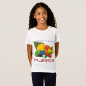 Typografie Delicious geeft meer voordelen alsjebli T-shirt (Voorkant volledig)