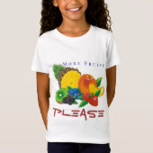 Typografie Delicious geeft meer voordelen alsjebli T-shirt (Voorkant)